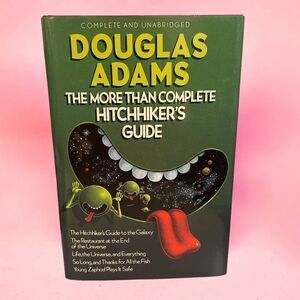 Douglas Adams THE MORE THAN COMPLETE HITCHHIKERS GUIDE  4th Printing